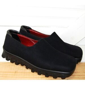 Donald J Pliner Shoes Women's size 8 Black Comfort Chunky Platform slip-ons